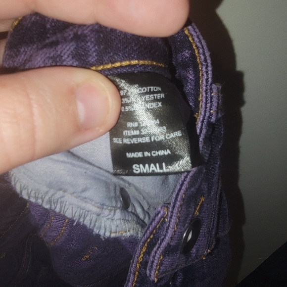 Hot Topic purple mini skirt - Picture 3 of 3